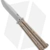 DogBite Knives DB3.1 Balisong Butterfly Knife Bronze/Gold Ti (4" Stonewash) -Knife Discount Store DogBite Knives DB3 1 bronze gold ti sw 440c BHQ 74387 er