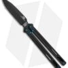 EOS Serpent Balisong Butterfly Knife Black Ti (4.1" Black DLC) -Knife Discount Store EOS Serpent Balisong Butterfly Black Ti Black DLC BHQ 91916 jr