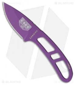 ESEE Candiru Fixed Blade Neck Knife Violet (2" Purple)