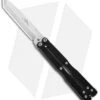 Emerson CQC-7 Flipper Balisong Butterfly Knife Black G-10 (3.8" Stonewash) -Knife Discount Store Emerson CQC 7 Balisong Butterfly Black G 10 SW BHQ 80615 jr