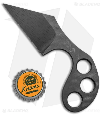Fred Perrin Confusion Fixed Blade Knife Black G-10 (2.7" Black) 7 Fred Perrin Confusion Fixed Blade Knife Black G-10 (2.7" Black) - Image 5