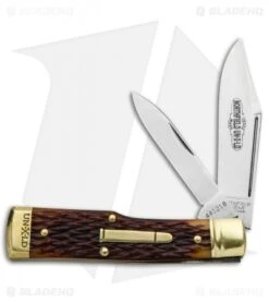 GEC #44 Northfield UN-X-LD Buffalo Jack Pocket Knife 3.3" Autumn Gold Jig Bone