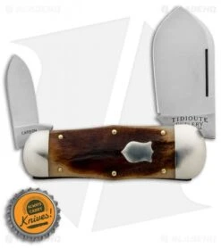GEC #46 Tidioute Cutlery Whaler Pocket Knife 4.3" Muscle Bone 462218 -Knife Discount Store GEC 46 Tidioute Cutlery Whaler Muscle Bone 462218 BHQ 84937 jr bottlecap
