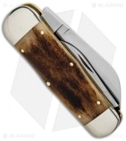 GEC #46 Tidioute Cutlery Whaler Pocket Knife 4.3" Muscle Bone 462218 -Knife Discount Store GEC 46 Tidioute Cutlery Whaler Muscle Bone 462218 BHQ 84937 jr side