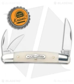 GEC #62 Tidioute Cutlery Pocket Carver Smooth White Bone -Knife Discount Store GEC 62 Tidioute Cutlery Pocket Carver Smooth White Bone BHQ 109187 jr bottlecap