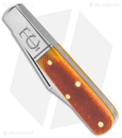 GEC #14 Tidioute Barlow Knife Goldenrod Sawcut Bone (2.35" Satin) 141122 -Knife Discount Store GEC Tidioute 14 Barlow Goldenrod Sawcut Bone Satin BHQ 145160 jr spine