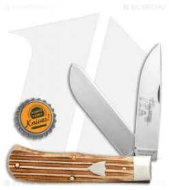 GEC Tidioute Cutlery #23 Pioneer Trapper Pocket Knife 4.5" Woodland Micarta 9 GEC Tidioute Cutlery #23 Pioneer Trapper Pocket Knife 4.5" Woodland Micarta -Knife Discount Store GEC Tidioute Cutlery 23 Pioneer Trapper Pocket Knife 4.5 in Woodland Micarta 235220 BHQ 113343 LS Bottlecap