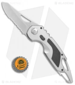 Gerber F.A.S.T. 3.0 Assisted Opening Knife Gray/Black Al (2.8" Satin Serr) 9 Gerber F.A.S.T. 3.0 Assisted Opening Knife Gray/Black Al (2.8" Satin Serr) -Knife Discount Store Gerber FAST 3 gray black al satin serr BHQ 48645 er bottlecap