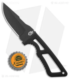 Gerber Ghostrike Fixed Blade Knife Black (3.25" Black) 30-001005 -Knife Discount Store Gerber Ghostrike Fixed Blade Black Black BHQ 23922 jr bottlecap