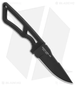 Gerber Ghostrike Fixed Blade Knife Black (3.25" Black) 30-001005 -Knife Discount Store Gerber Ghostrike Fixed Blade Black Black BHQ 23922 jr spine