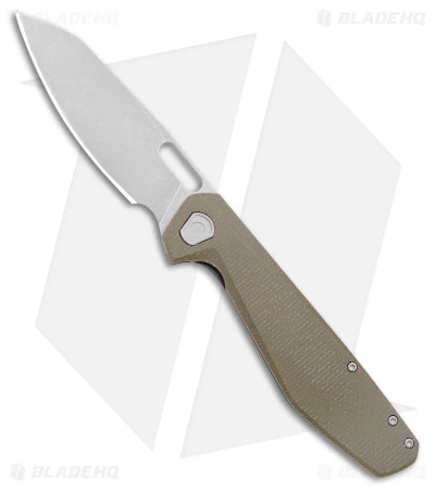 Gerber Slimsada Frame Lock Knife Olive Micarta (3.45" Stonewash) 3 Gerber Slimsada Frame Lock Knife Olive Micarta (3.45" Stonewash)