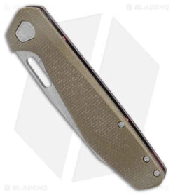 Gerber Slimsada Frame Lock Knife Olive Micarta (3.45" Stonewash) 7 Gerber Slimsada Frame Lock Knife Olive Micarta (3.45" Stonewash) -Knife Discount Store Gerber Slimsada Frame Lock Folding Knife Olive Micarta Stonewash BHQ 176978 KC spine
