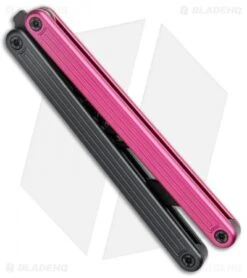 Glidr Arctic Series Butterfly Trainer Knife Dark Rose (4.25" Black) -Knife Discount Store Glidr Arctic Series Butterfly Trainer Dark Rose Black BHQ 124876 jr side