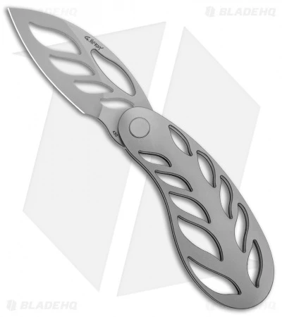 Grainger Mckoy's Hand-Cut Knife Detent Slip Joint Titanium (3.5" Bead Blast) 3 Grainger Mckoy's Hand-Cut Knife Detent Slip Joint Titanium (3.5" Bead Blast)