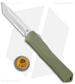 Heretic Knives Manticore-X Tanto OTF Knife OD Green (3.75" Stonewash Serr) -Knife Discount Store Heretic Knives Manticore X Tanto OTF OD Green SW Serr H031 2B GREEN BHQ 98800 jr bottlecap