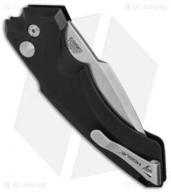 Hogue Knives EX-A05 Spear Point Automatic Knife Black (4" Stonewash) 34510 -Knife Discount Store Hogue Auto Black Spear Point plain BHQ 80665 er side