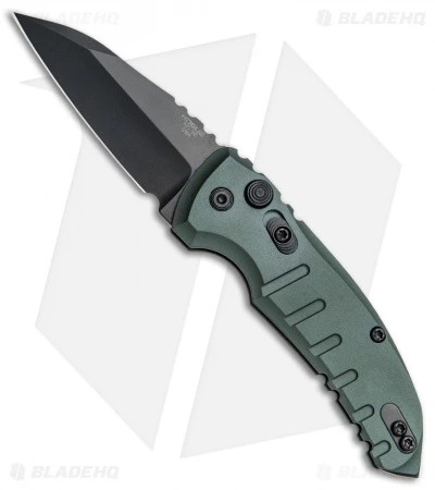 Hogue Knives A01 Microswitch Wharncliffe Automatic Knife OD Green (2.6" Black) 3 Hogue Knives A01 Microswitch Wharncliffe Automatic Knife OD Green (2.6" Black)