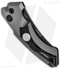 Hogue Sig Sauer EX-A05 Wharncliffe Automatic Knife Grey (3.5" Black) 36522 -Knife Discount Store Hogue Sig Sauer EX A05 Wharncliffe Auto Grey Black 36522 BHQ 86063 jr side