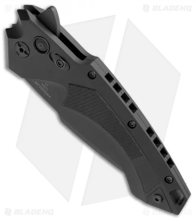 Hogue Knives X5 Tactical Flipper Knife Black G-10 Inlay (4" Black) 4 Hogue Knives X5 Tactical Flipper Knife Black G-10 Inlay (4" Black) - Image 2