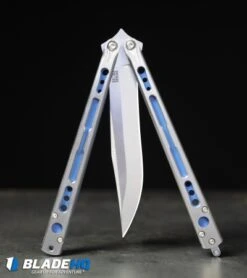 Hom Design Chimera Plus Balisong Knife Satin Ti/Blue G-10 (4.75 Two-Tone) 16 Hom Design Chimera Plus Balisong Knife Satin Ti/Blue G-10 (4.75 Two-Tone) -Knife Discount Store Hom Design Chimera Plus Balisong Knife Satin Ti Blue G 10 Two Tone BHQ 100561 kp steel web