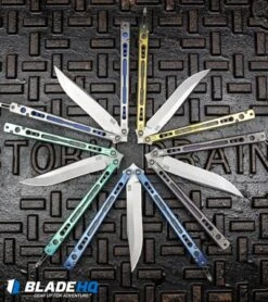 Hom Design Chimera Plus Balisong Knife Satin Ti/Blue G-10 (4.75 Two-Tone) 15 Hom Design Chimera Plus Balisong Knife Satin Ti/Blue G-10 (4.75 Two-Tone) -Knife Discount Store Hom Design Chimera Premium Balisong Knife Satin Ti Blue G 10 4.75 Two Tone BHQ 100561 kp storm drain web