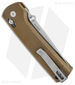 James Brand The Kline Ambi-Slider Knife OD Green Micarta (3.4" SW MagnaCut) -Knife Discount Store James Brand The Kline Ambi Slider OD Green Micarta SW MagnaCut BHQ 143915 jr side