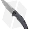 Kershaw Bareknuckle Sub Frame Lock Knife Gray Al (3.5" Stonewash) 7777 -Knife Discount Store Kershaw Bareknuckle Sub FL Gray Aluminum SW 7777 BHQ 80586 jr 2
