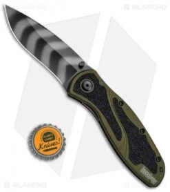 Kershaw Blur Assisted Opening Knife OD Green (3.375" Tiger Stripe) 1670OLTS 9 Kershaw Blur Assisted Opening Knife OD Green (3.375" Tiger Stripe) 1670OLTS -Knife Discount Store Kershaw Blur OD Green Tiger Stripe 1670OLTS BHQ 55587 jr bottlecap 2