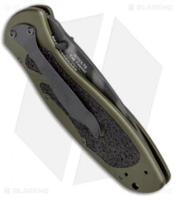 Kershaw Blur Assisted Opening Knife OD Green (3.375" Tiger Stripe) 1670OLTS 8 Kershaw Blur Assisted Opening Knife OD Green (3.375" Tiger Stripe) 1670OLTS -Knife Discount Store Kershaw Blur OD Green Tiger Stripe 1670OLTS BHQ 55587 jr side 2