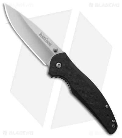Kershaw Bowser Liner Lock Knife Black Nylon (3.25" Satin) 3 Kershaw Bowser Liner Lock Knife Black Nylon (3.25" Satin)