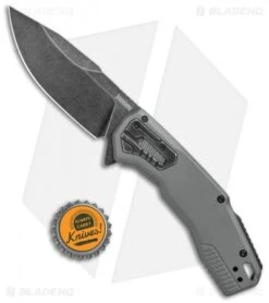 Kershaw Cannonball Assisted Opening Knife Gray PVD Steel (3.5" BlackWash) -Knife Discount Store Kershaw Cannonball Assisted Opening Gray PVD Steel Blackwash 2061 BHQ 120526 jr bottlecap 2