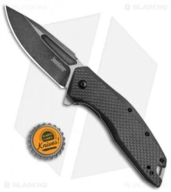 Kershaw Flourish Assisted Opening Knife Carbon Fiber/G-10 (3.5" BlackWash) 3935 9 Kershaw Flourish Assisted Opening Knife Carbon Fiber/G-10 (3.5" BlackWash) 3935 -Knife Discount Store Kershaw Flourish CF G 10 Black Wash 3935 BHQ 52176 jr bottlecap 2