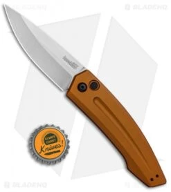 Kershaw Launch 2 Automatic Knife Bronze Aluminum (3.4" Stonewash) 7200EBSW -Knife Discount Store Kershaw Launch 2 Auto Bronze Alum SW KER7200EBSW BHQ 90333 jr bottlecap