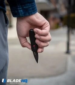 Kershaw Launch 4 CA Legal Automatic Knife (1.9" Damascus) BHQ Exclusive -Knife Discount Store Kershaw Launch 4 CA Legal Automatic Knife Black 7500BL BHQ 34416 lifestyle web 2