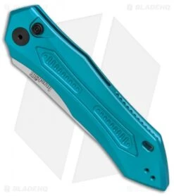 Kershaw Launch 6 Automatic Knife Teal (3.75" Stonewash) 7800TEALSW 8 Kershaw Launch 6 Automatic Knife Teal (3.75" Stonewash) 7800TEALSW -Knife Discount Store Kershaw Launch 6 Teal SW BHQ 89520 er spine