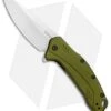 Kershaw Link 20CV Drop Point Knife Olive Al (3.25" Stonewash) 1776OLSW -Knife Discount Store Kershaw Link DP Olive Aluminum SW 1776OLSW BHQ 105987 jr 3