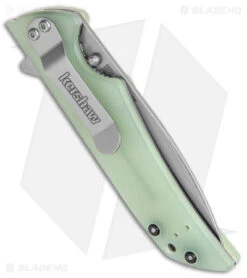 Kershaw Skyline Exclusive Knife Natural Jade G-10 (3.1" SW 20CV) 8 Kershaw Skyline Exclusive Knife Natural Jade G-10 (3.1" SW 20CV) -Knife Discount Store Kershaw Skyline Knife 20CV Natural Jade G 10 SW Exclusive BHQ 49879 jr side