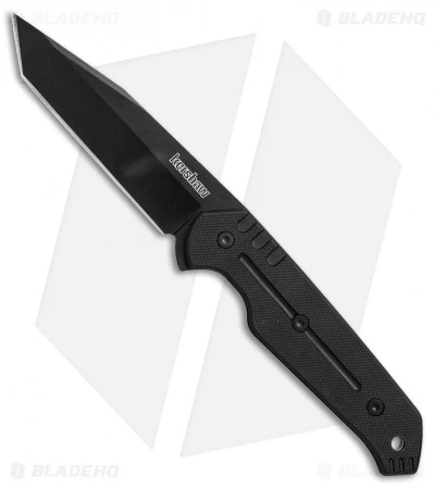 Kershaw Tone Fixed Blade Knife Black G-10 (3.75" Black) 3431X 3 Kershaw Tone Fixed Blade Knife Black G-10 (3.75" Black) 3431X