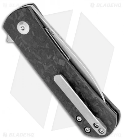 Kizer Laconico Yorkie Liner Lock Knife Shred CF (2.5" Stonewash) Exclusive 5 Kizer Laconico Yorkie Liner Lock Knife Shred CF (2.5" Stonewash) Exclusive - Image 3