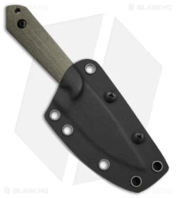 Kizer Maverick Customs Harpoon Fixed Blade Knife Green Micarta (3.75" Black) 10V 8 Kizer Maverick Customs Harpoon Fixed Blade Knife Green Micarta (3.75" Black) 10V -Knife Discount Store Kizer Maverick Customs Harpoon FBK Green Micarta 3in Black BHQ 180913 td side