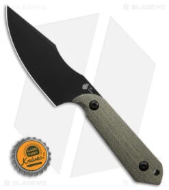 Kizer Maverick Customs Harpoon Fixed Blade Knife Green Micarta (3.75" Black) 10V 9 Kizer Maverick Customs Harpoon Fixed Blade Knife Green Micarta (3.75" Black) 10V -Knife Discount Store Kizer Maverick Customs Harpoon FBK Green Micarta 3in Black BHQ 180913 td size