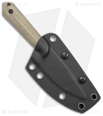 Kizer Maverick Customs Harpoon Mini 10V Fixed Blade Green Micarta (3" Black) 5 Kizer Maverick Customs Harpoon Mini 10V Fixed Blade Green Micarta (3" Black) - Image 3