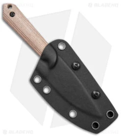 Kizer Maverick Customs Harpoon Mini 10V Fixed Blade Knife Micarta (3" Black) -Knife Discount Store Kizer Maverick Customs Harpoon Mini Fixed Blade Natural Micarta Black BHQ 117261 jr sheath