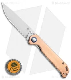 Kizer Vanguard Copper Begleiter Liner Lock Knife (3.5" Stonewash) -Knife Discount Store Kizer Vanguard Copper Begleiter Liner Lock Knife 3.5 Stonewash BHQ 113208 LS Bottlecap