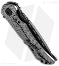 Kizer Willumsen Yamakasi Frame Lock Flipper Knife (3.5" Black) Ki4489 -Knife Discount Store Kizer Willumsen Yamakasi Black Ki4489 BHQ 50200 jr side