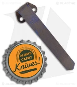 Maverick Customs Titanium Heretic Manticore Pocket Clip - Bronze -Knife Discount Store Maverick Customs Ti HereticManticore Pocket Clip Bronze BHQ 103402 jr bottlecap