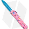 Microtech Exclusive Dessert Warrior UTX-70 D/E OTF Automatic Knife 2 Microtech Exclusive Dessert Warrior UTX-70 D/E OTF Automatic Knife -Knife Discount Store Microtech Exclusive UTX 70 DE OTF Dessert Warrior Collectibe Pink Blue BHQ 174708 td