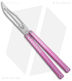 Nabalis + Will Hirsch The Vulp Butterfly Balisong Trainer Pink Al (4.4" BB)