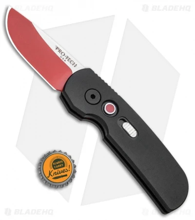 Pro-Tech Red Devil Calmigo CA Legal Automatic Knife Black (1.9" Red) 6 Pro-Tech Red Devil Calmigo CA Legal Automatic Knife Black (1.9" Red) - Image 4