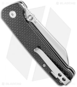 QSP Penguin Liner Lock Knife Black G-10/Carbon Fiber (3.12" Satin D2) 8 QSP Penguin Liner Lock Knife Black G-10/Carbon Fiber (3.12" Satin D2) -Knife Discount Store QSP Knife Penguin LL CF Overlay G 10 Satin QS130 E BHQ 120235 jr side